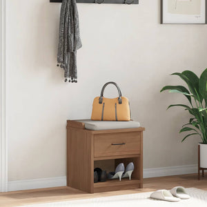 Panca da Corridoio SANDNES 45x40x50 cm Legno Massello di Pino 4010446