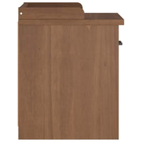 Panca da Corridoio SANDNES 45x40x50 cm Legno Massello di Pino 4010446