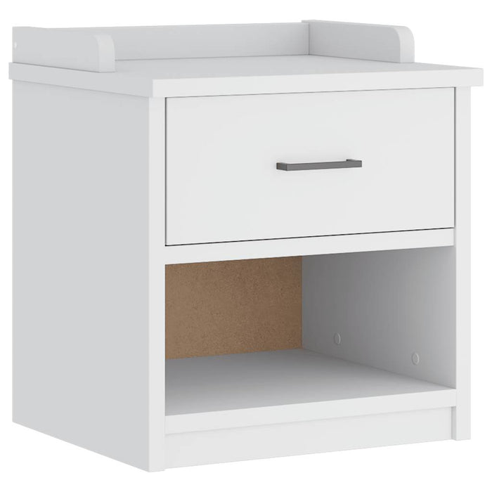 vidaXL Panca da Corridoio SANDNES Bianca 45x40x50 cm in Legno di Pino