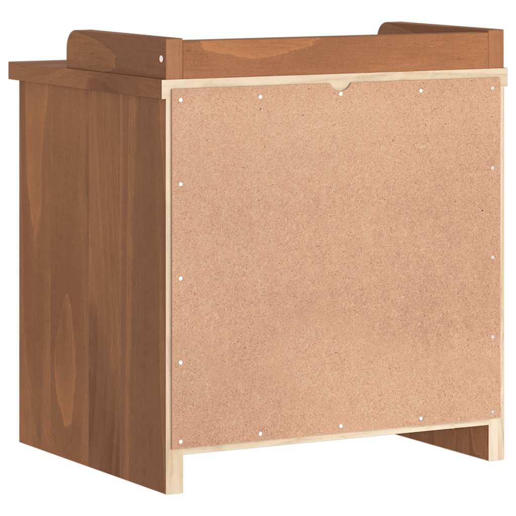 Panca da Corridoio SANDNES 45x40x50 cm Legno Massello di Pino