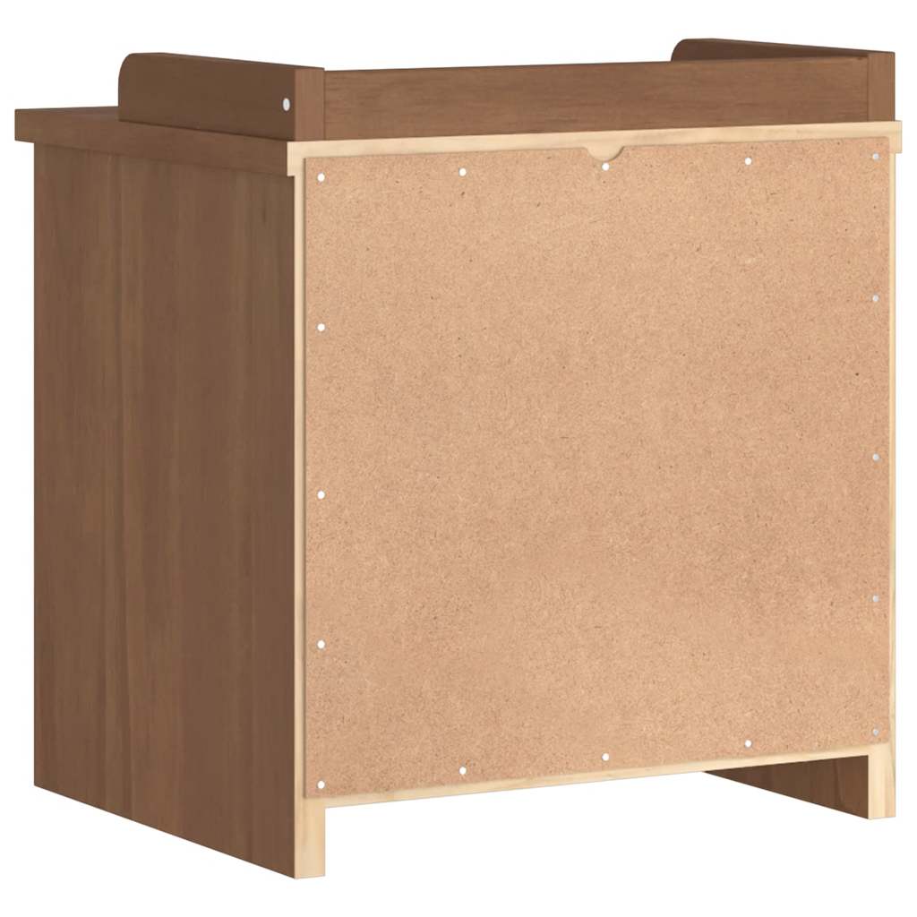 Panca da Corridoio SANDNES 45x40x50 cm Legno Massello di Pino