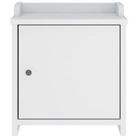 Panca da Corridoio SANDNES Bianca 45x40x50 cm in Legno di Pino 4010450