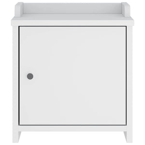 vidaXL Panca da Corridoio SANDNES Bianca 45x40x50 cm in Legno di Pino