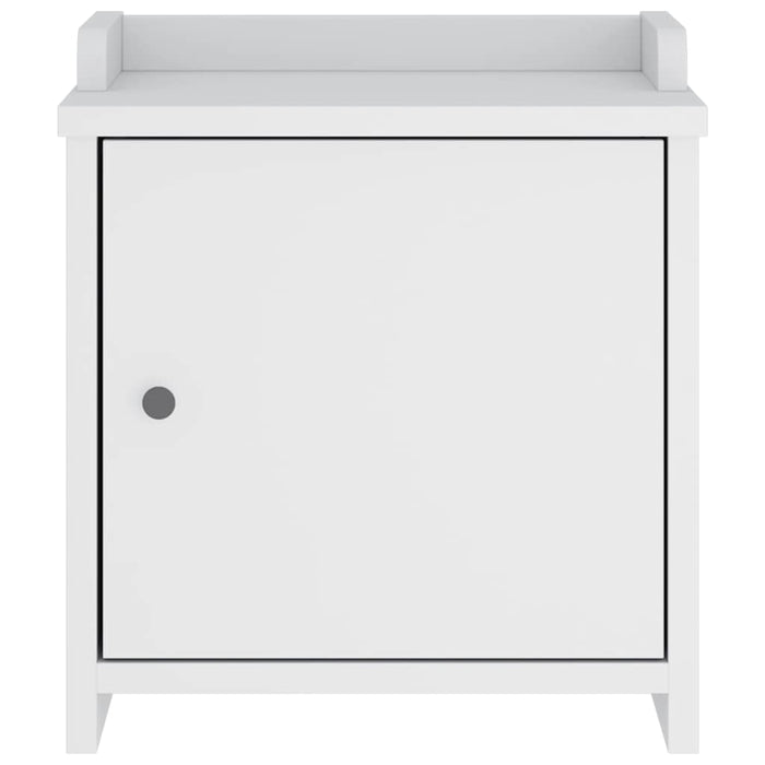 vidaXL Panca da Corridoio SANDNES Bianca 45x40x50 cm in Legno di Pino