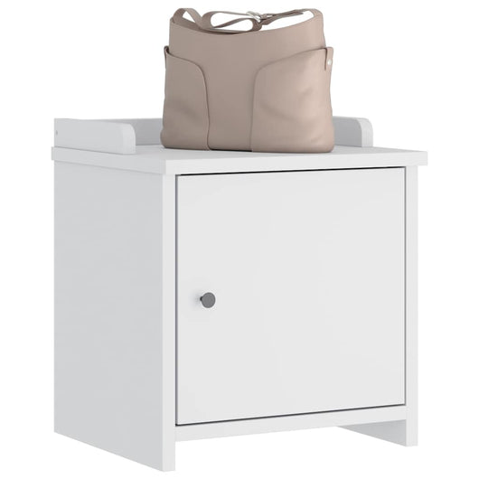 vidaXL Panca da Corridoio SANDNES Bianca 45x40x50 cm in Legno di Pino