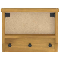 Appendiabiti da Parete SANDNES 45x12x35 cm in Legno di Pino 4010452