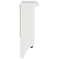vidaXL Appendiabiti da Parete SANDNES Bianco 45x12x35 cm Legno di Pino