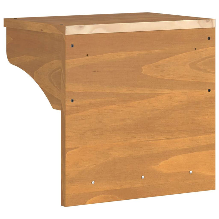 Appendiabiti da Parete SANDNES 43x30x42 cm in Legno di Pino 4010454