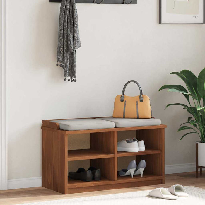 Panca da Corridoio SANDNES 87x40x50 cm Legno Massello di Pino