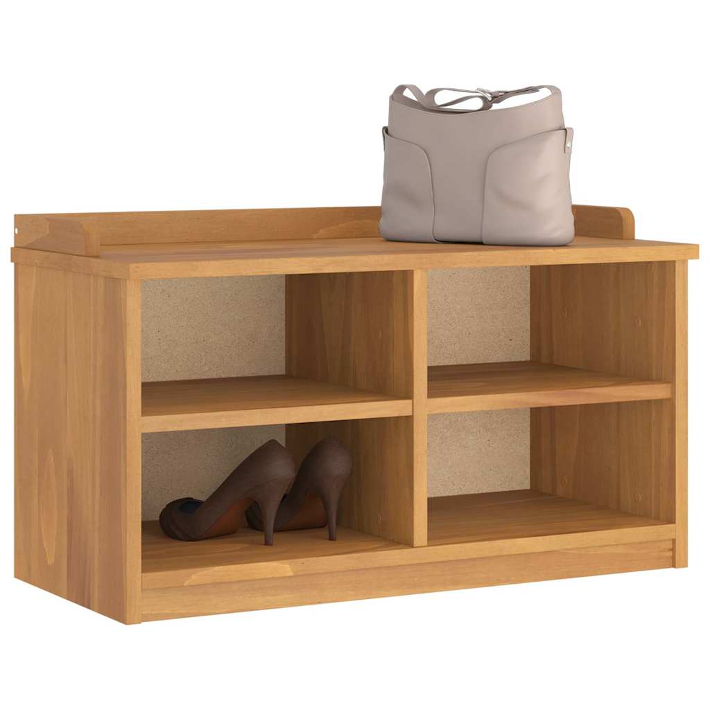 Panca da Corridoio SANDNES 87x40x50 cm Legno Massello di Pino 4010457