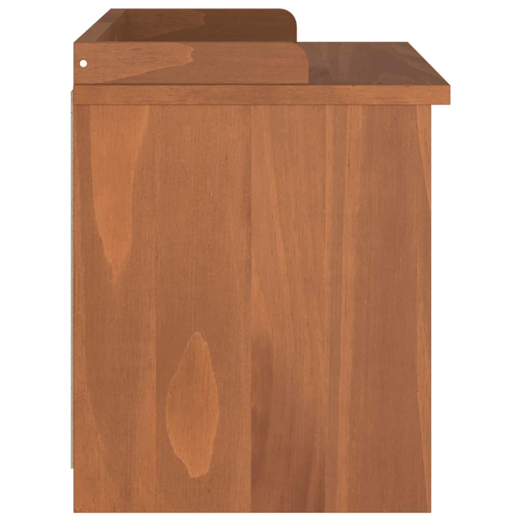 Panca da Corridoio SANDNES 87x40x50 cm Legno Massello di Pino