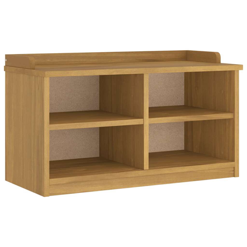 vidaXL Panca da Corridoio SANDNES 87x40x50 cm Legno Massello di Pino