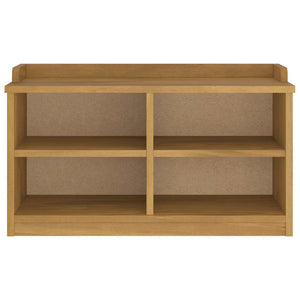 vidaXL Panca da Corridoio SANDNES 87x40x50 cm Legno Massello di Pino