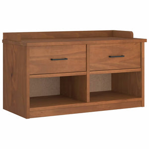 Panca da Corridoio SANDNES 87x40x50 cm Legno Massello di Pino