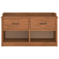 Panca da Corridoio SANDNES 87x40x50 cm Legno Massello di Pino