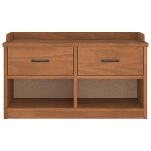 Panca da Corridoio SANDNES 87x40x50 cm Legno Massello di Pino