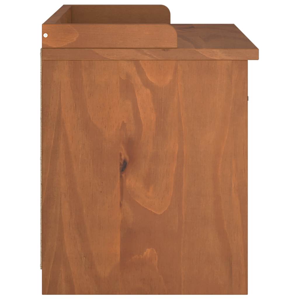 Panca da Corridoio SANDNES 87x40x50 cm Legno Massello di Pino