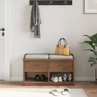 Panca da Corridoio SANDNES 87x40x50 cm Legno Massello di Pino 4010461