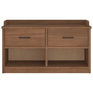 Panca da Corridoio SANDNES 87x40x50 cm Legno Massello di Pino