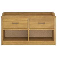 Panca da Corridoio SANDNES 87x40x50 cm Legno Massello di Pino 4010461