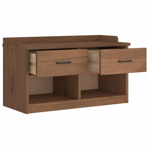 Panca da Corridoio SANDNES 87x40x50 cm Legno Massello di Pino