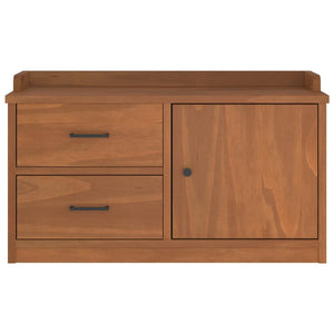 Panca da Corridoio SANDNES 87x40x50 cm Legno Massello di Pino