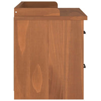 Panca da Corridoio SANDNES 87x40x50 cm Legno Massello di Pino 4010463