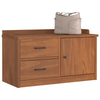 Panca da Corridoio SANDNES 87x40x50 cm Legno Massello di Pino