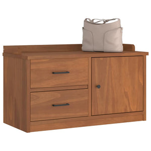 Panca da Corridoio SANDNES 87x40x50 cm Legno Massello di Pino