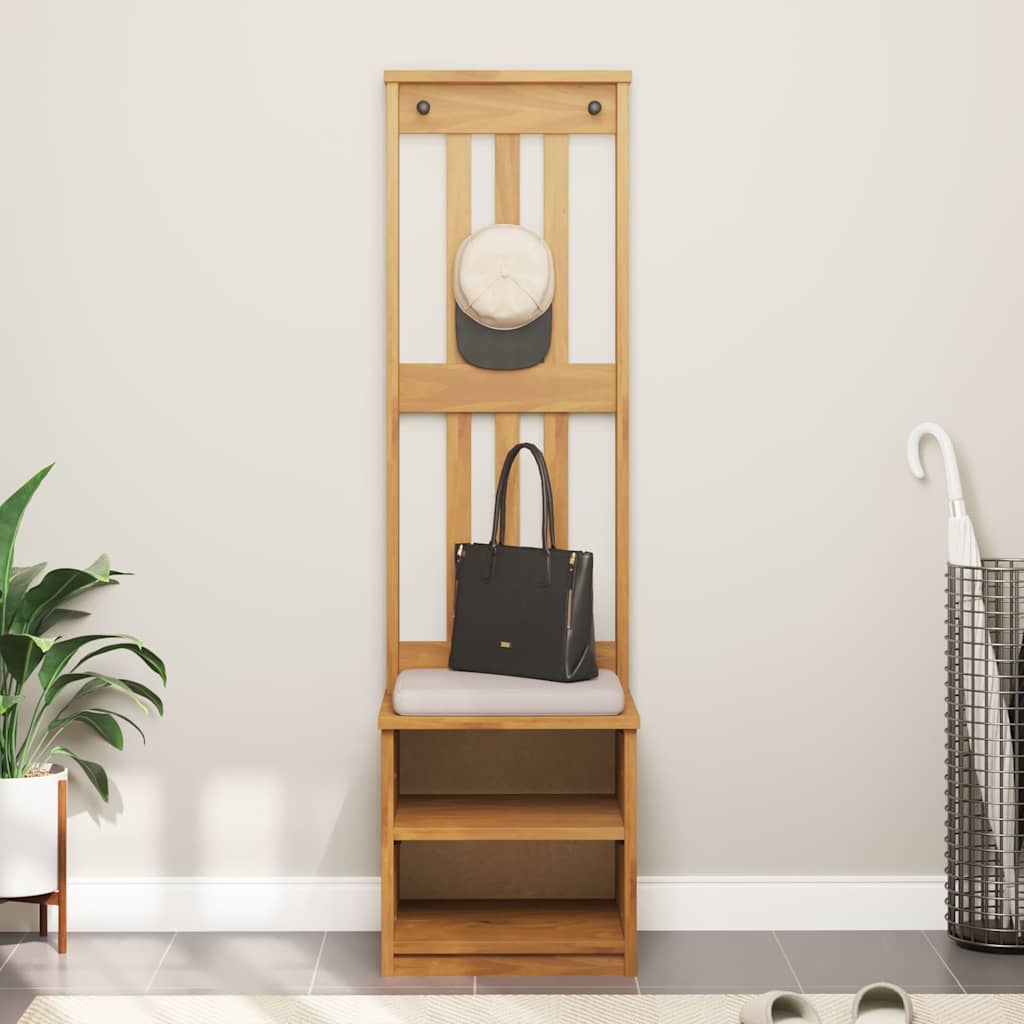 vidaXL Albero da Ingresso SANDNES 45x40x159,5 cm in Legno di Pino