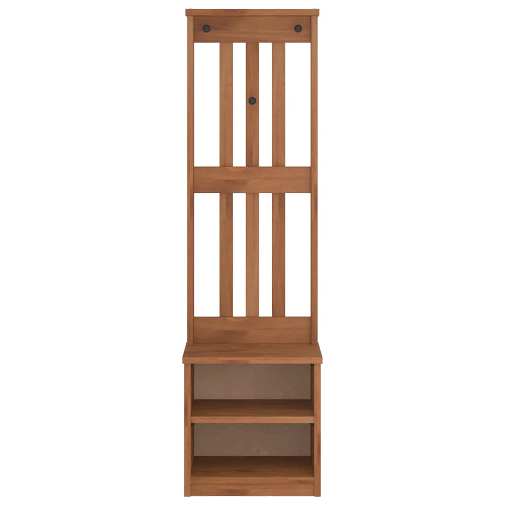 vidaXL Albero da Ingresso SANDNES 45x40x159,5 cm in Legno di Pino