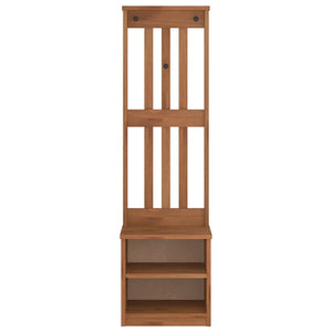 vidaXL Albero da Ingresso SANDNES 45x40x159,5 cm in Legno di Pino