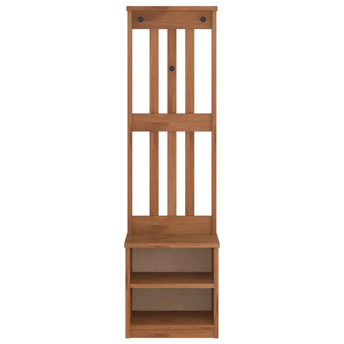 vidaXL Albero da Ingresso SANDNES 45x40x159,5 cm in Legno di Pino