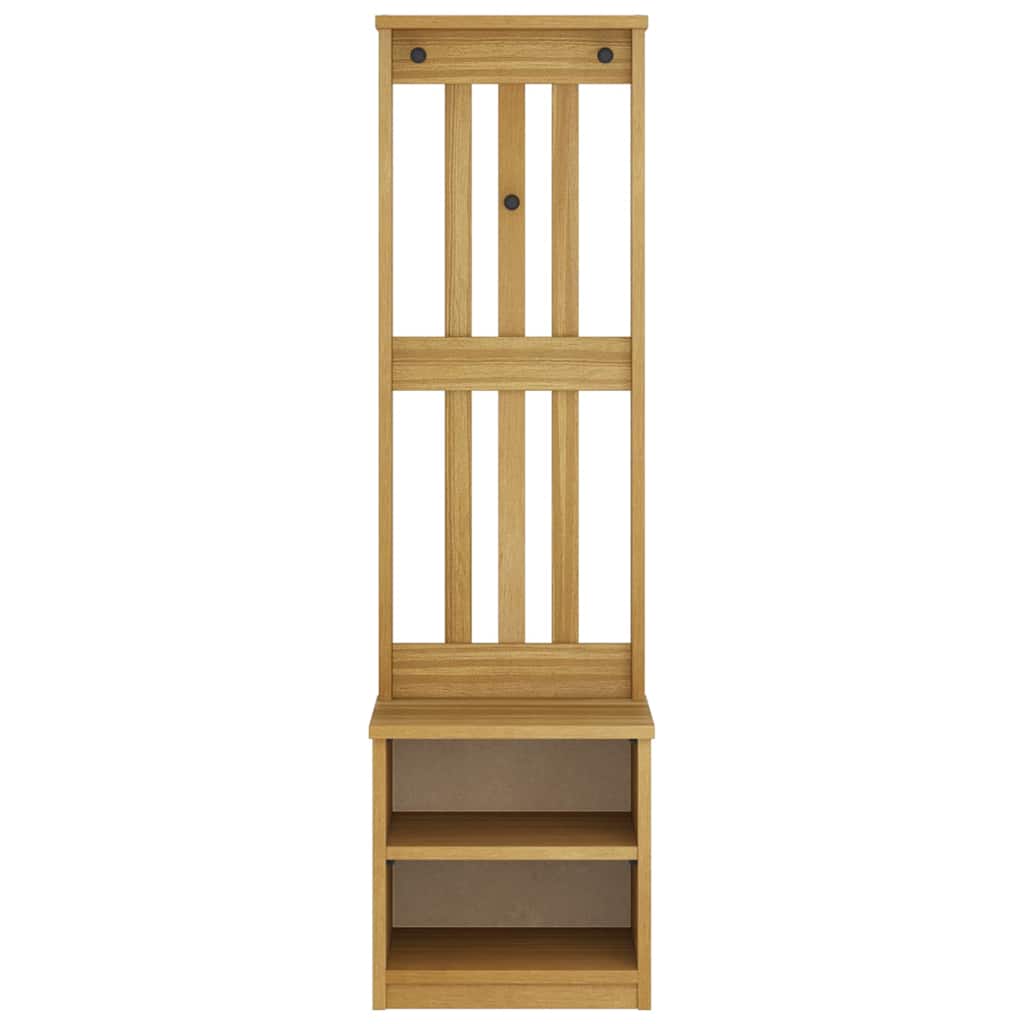 vidaXL Albero da Ingresso SANDNES 45x40x159,5 cm in Legno di Pino