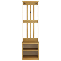 vidaXL Albero da Ingresso SANDNES 45x40x159,5 cm in Legno di Pino