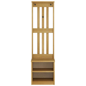 vidaXL Albero da Ingresso SANDNES 45x40x159,5 cm in Legno di Pino