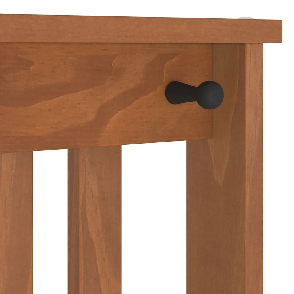 Albero da Ingresso SANDNES 45x40x159,5 cm in Legno di Pino 4010481