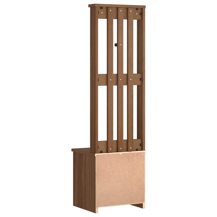 Albero da Ingresso SANDNES 45x40x159,5 cm in Legno di Pino