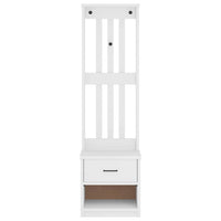 Albero da Ingresso SANDENS Bianco 45x40x159,5 cm Legno di Pino 4010483