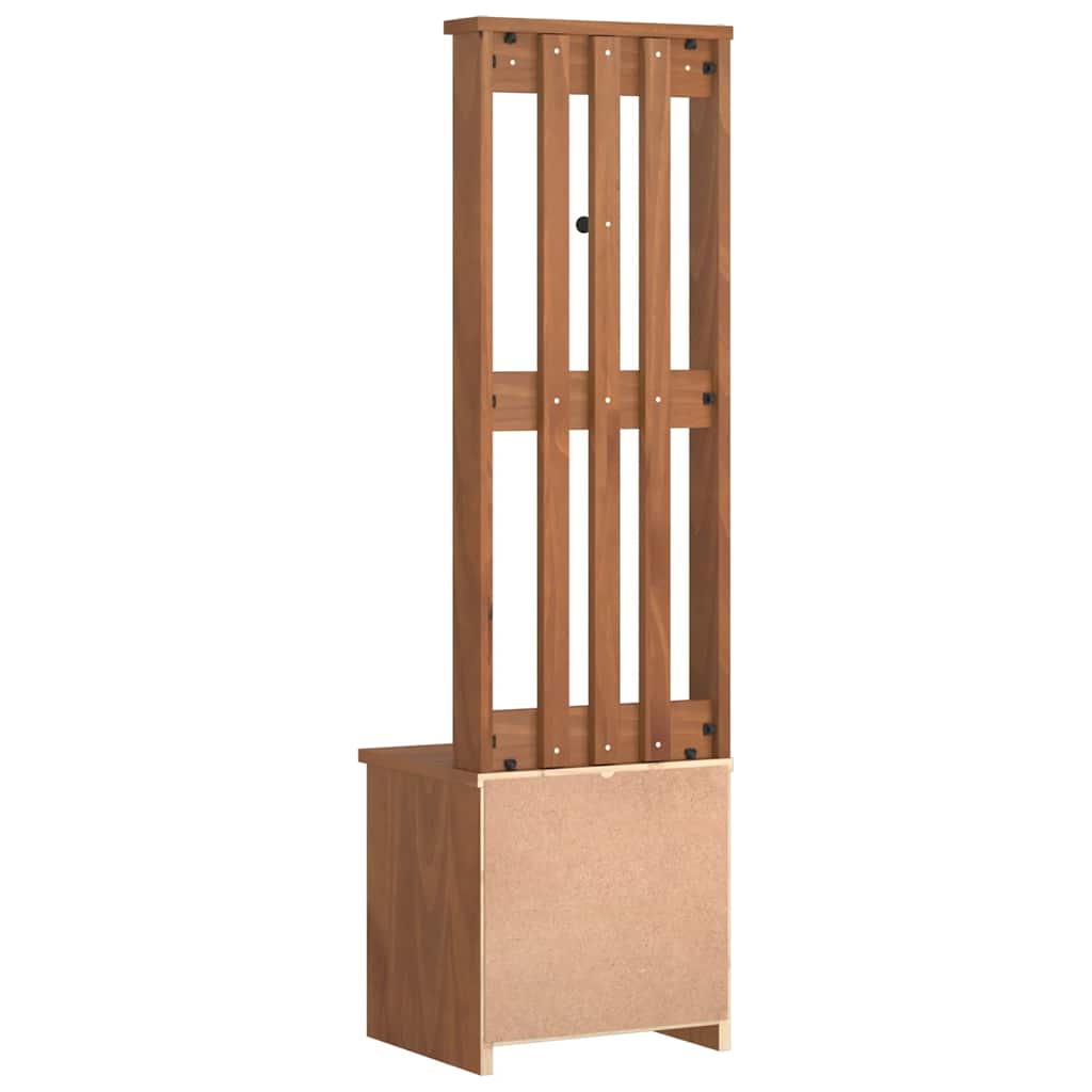 Albero da Ingresso SANDNES 45x40x159,5 cm in Legno di Pino 4010484