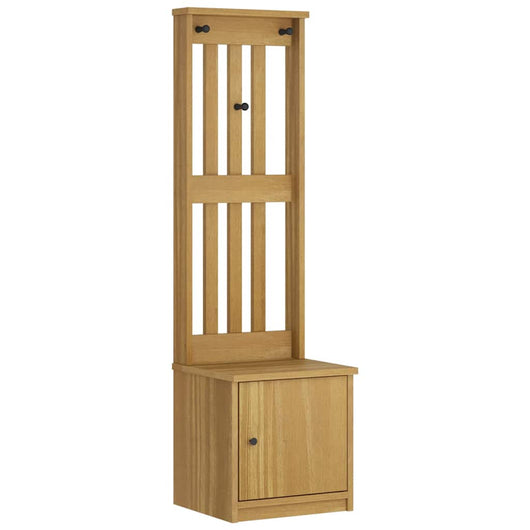Albero da Ingresso SANDNES 45x40x159,5 cm in Legno di Pino 4010485