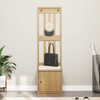 vidaXL Albero da Ingresso SANDNES 45x40x159,5 cm in Legno di Pino