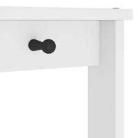 vidaXL Albero da Ingresso SANDNES Bianco 87x40x159,5 cm Legno di Pino