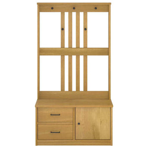 Albero da Ingresso SANDNES 87x40x159,5 cm in Legno di Pino 4010494