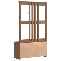 Albero da Ingresso SANDNES 87x40x159,5 cm in Legno di Pino