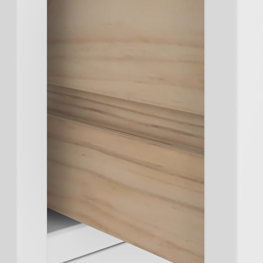 Albero da Ingresso SANDENS Bianco 87x40x159,5 cm Legno di Pino 4010495