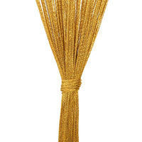 vidaXL Tende a Filo 2 pz Oro 100x250 cm