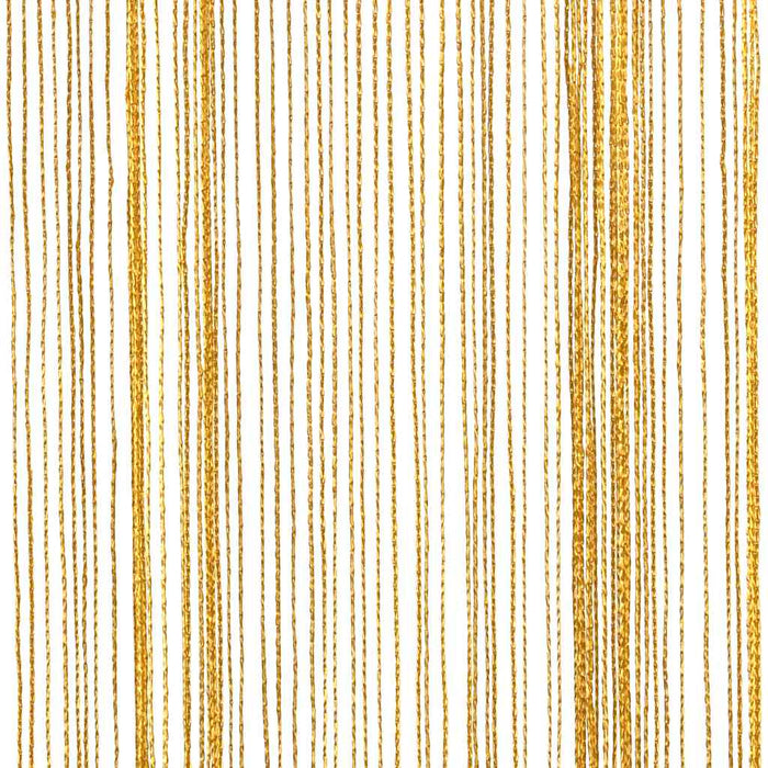 vidaXL Tende a Filo 2 pz Oro 100x250 cm