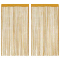 Tende a Filo 2 pz Oro 140x250 cm 4102036