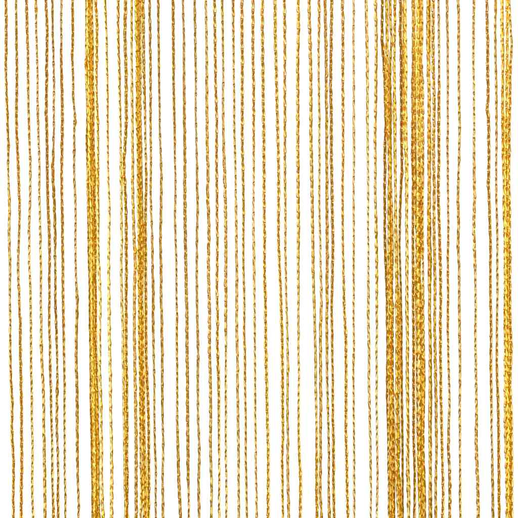 Tende a Filo 2 pz Oro 140x250 cm 4102036